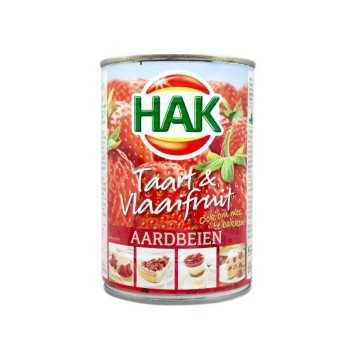 Hak Taart&Vlaaifruit Aardbeien 430g/ Strawberry Filling