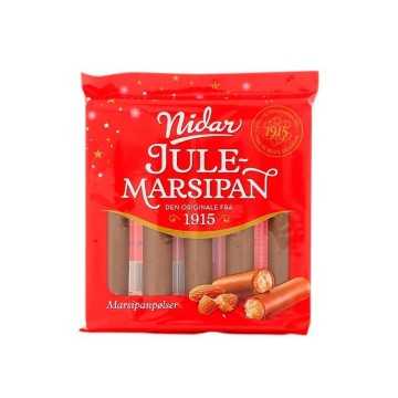 Nidar Julemarsipan Marsipanpølser / Palitos de Mazapán con Chocolate 110g