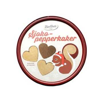 Berthas Sjoko-Pepperkaker 300g/ Galletas con Especias y Chocolate