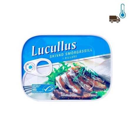 Abba Lucullus Skivad Smörgåssill i Dillsås 112g/ Herrings in Dill Sauce