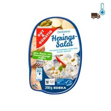 Gut&Günstig Herings Salat Zwiebeln / Ensalada de Arenques con Cebolla 250g