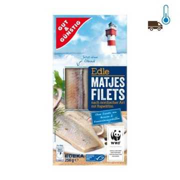 Gut&Günstig Matjesfilets Nordischer / Filetes de Arenques 256g