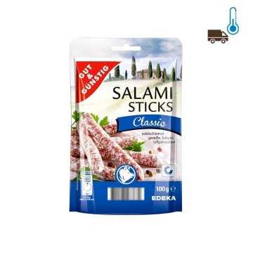 Gut&Günstig Salami Sticks Classic / Snack de Salami 100g