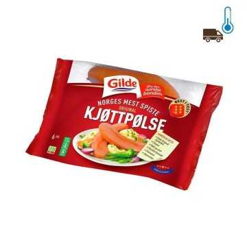 Gilde Kjøttpølse Original x2 / Salchicha Noruega 300g