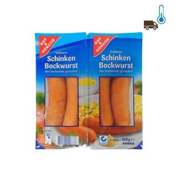 Gut&Günstig Schinken Bockwürst / Salchichas 400g