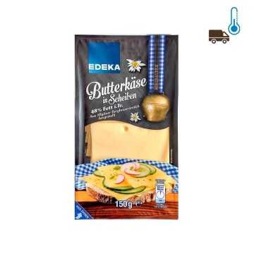 Edeka Butterkäse in Scheiben 48% Fett / Queso Cremoso 150g