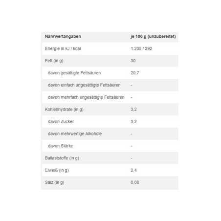 Gut&Günstig Haltbare 30% Fett Schlagsahne / Nata Baja en Grasa 200g