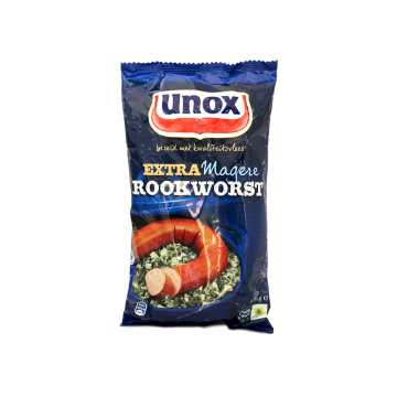 Unox Extra Magere Rookworst / Salchicha Ahumada 275g