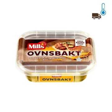 Mills Ovnsbakt Leverpostei 185g/ Oven Cooked Pork Liver Patée