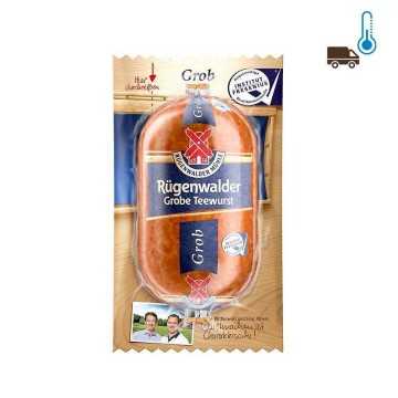 Rügenwalder Grobe Teewurst / Paté Carne de Cerdo Grueso 125g