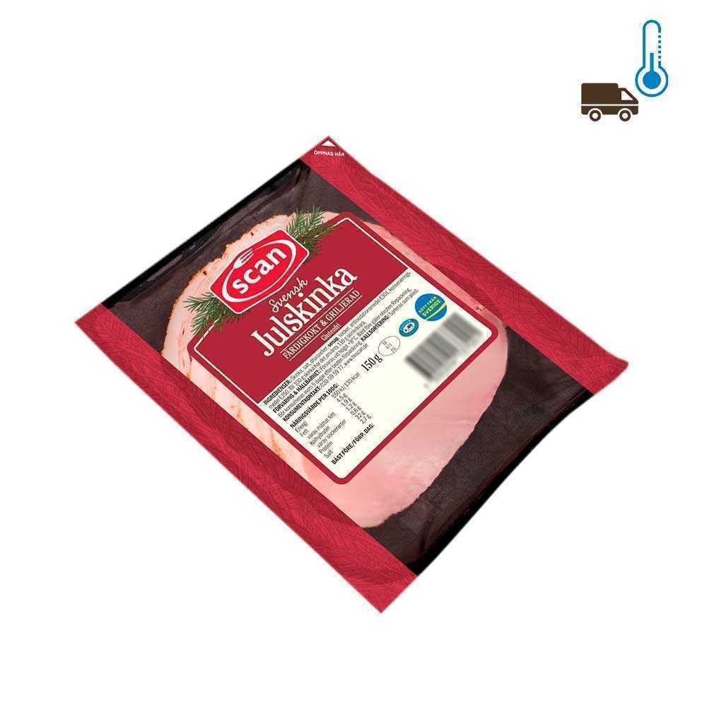 Scan Julskinka Kokt 150g/ Sliced Cooked Ham