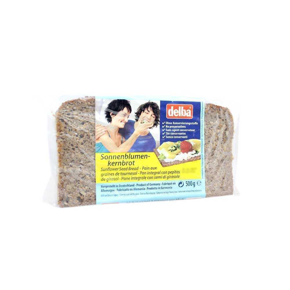 Delba Sonnenblumenkernbrot 500g/ Whole Grain Bread with Sunflower Seeds