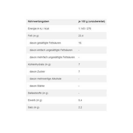 Gut&Günstig Schmelzkäse Sahne 52% / Queso Cremoso 200g