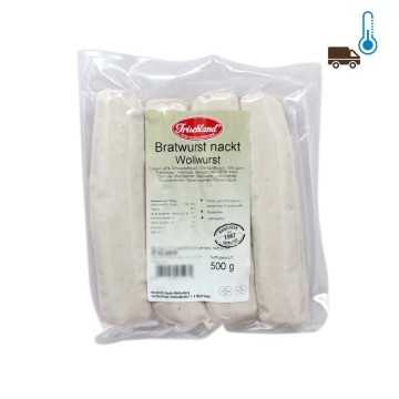 Frischland Bratwurst Nackt x4 / Salchichas Bratwurst 500g