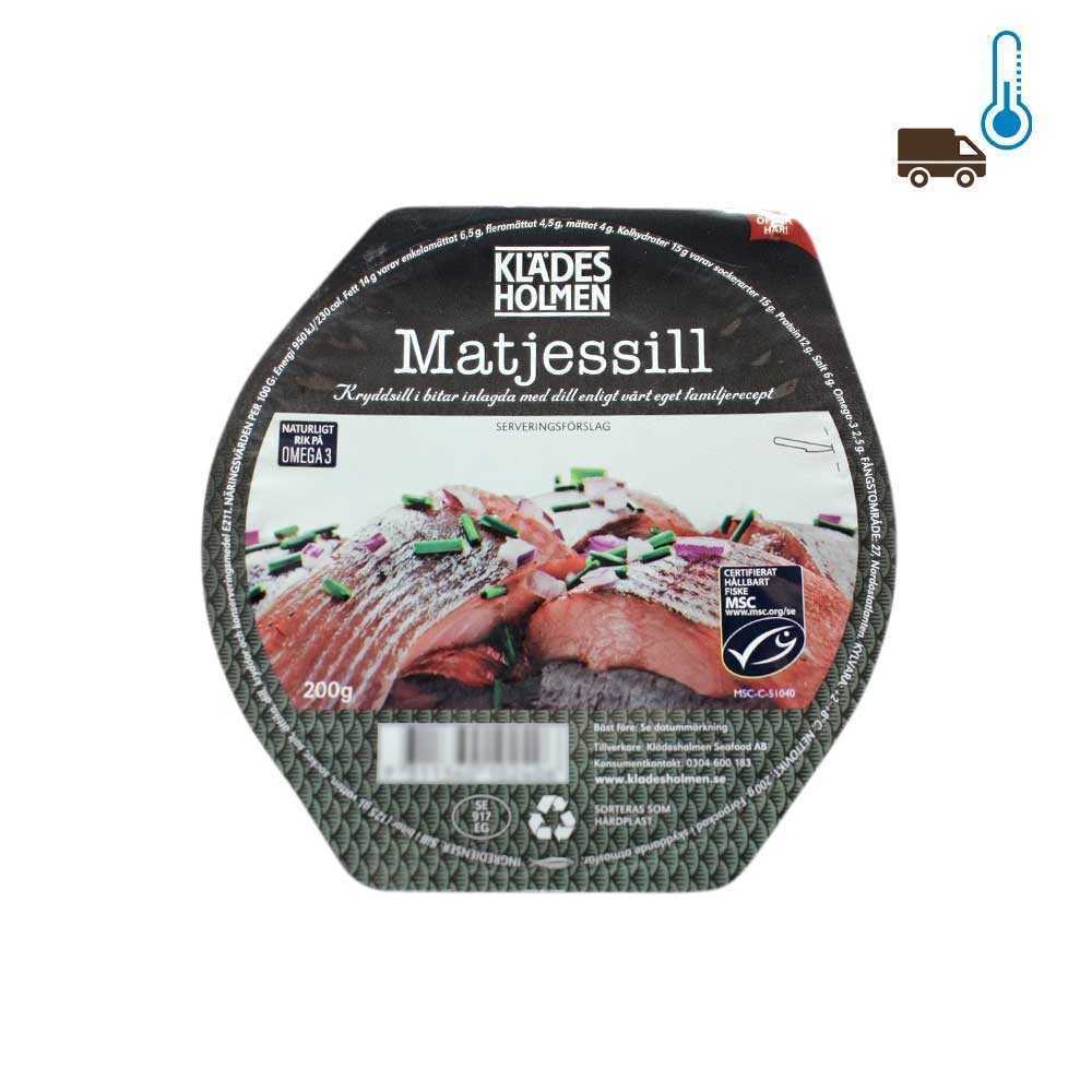 Klades Holmen Matjesfilet Dill / Arenques a Filetes con Eneldo 200g