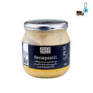 Klades Holmen Senapssill / Arenques en Salsa de Mostaza 550g