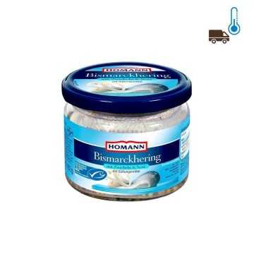 Homann Bismarckhering mit Zwiebeln&Senf / Arenques con Cebolla y Granos de Mostaza 300g