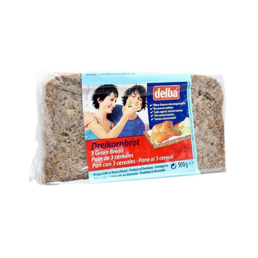 Delba Dreikornbrot 500g/ 3 Grain Bread