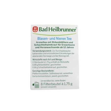 Bad Heilbrunner Blasen- und Nieren Tee / Té para Drenaje x8