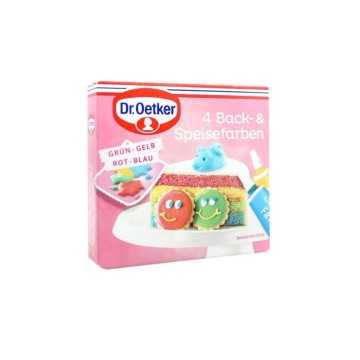 Dr.Oetker 4 Back & Speisefarben 40g/ Food Colours