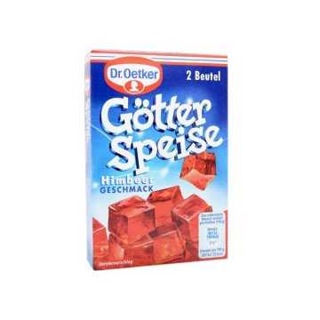 Dr.Oetker Götterspeise Himbeer-Geschmack / Mezcla para Gelatina sabor Fresa x2