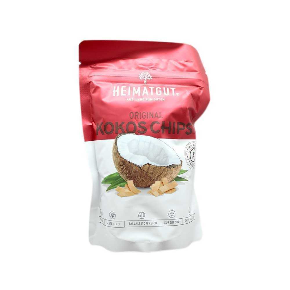 Heimatgut Original Kokos Chips / Chips de Coco 40g