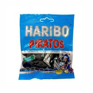 Haribo Super Piratos / Golosinas con Forma de Moneda de Regaliz 120g