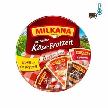 Milkana Herzhafte Käse-Brotzeit x8 / Porciones de Queso de Untar Picantes 200g