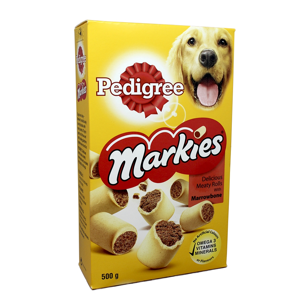 Pedigree Markies Meaty Rolls / Snacks para Perro 500g