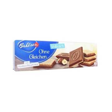 Bahlsen Ohne Gleicehn Vollmilch / Barquillos con Chocolate y Crema de Avellanas 125g