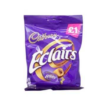 Cadbury Eclairs / Caramelos Rellenos de Chocolate 130g