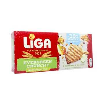 Liga Evergreen Crunchy Muesli Appel-Peer / Galletas de Cereales con Manzana y Pera 225g