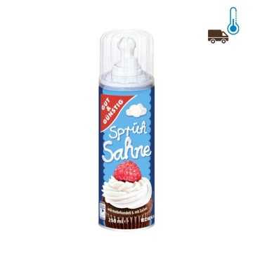 Gut&Günstig Sprühsahne 30% / Nata Montada 30% 250ml