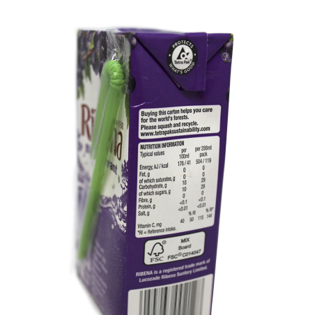 Ribena Blackcurrant Juice 250ml