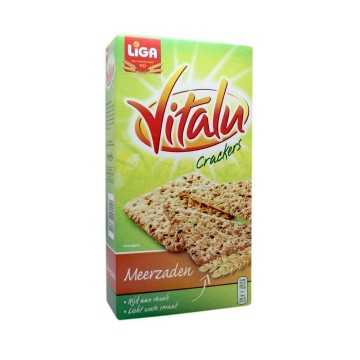 Liga Vitalu Crackers Meerzaden / Galletas con Semillas 200g