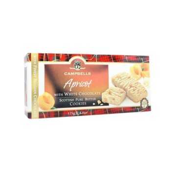 Campbells Pure Butter Cookies Apricot&White Chocolate 125g