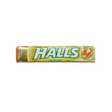 Halls Citrus Mix Sugar Free / Caramelos Sabor Cítrico Sin Azúcar 34g