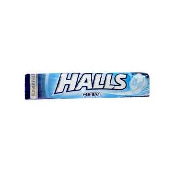 Halls Original Sugar Free / Caramelos Mentolados Sin Azúcar 34g