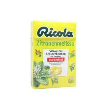 Ricola Zitronenmelisse Zuckerfrei / Caramelos Limón y Melisa Sin Azúcar 50g