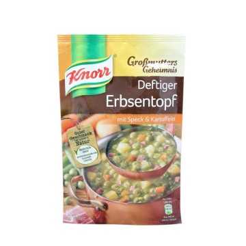 Knorr Deftiger Erbsentopf mit Speck&Kartoffeln 122g/ Sopa de Guisantes con Bacon y Patata