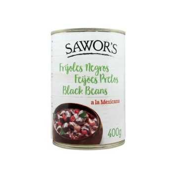 Sawors Frijoles Negros Enteros 410g