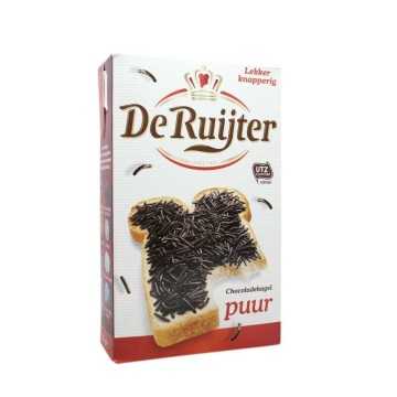 De Ruijter Chocoladehagel Puur 380g/ Dark Chocolate Sprinkles