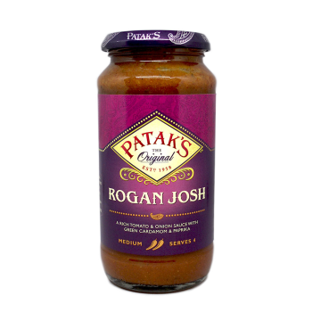 Patak's Rogan Josh Sauce / Salsa Rogan Josh con Mezcla de Especias Aromáticas  450g