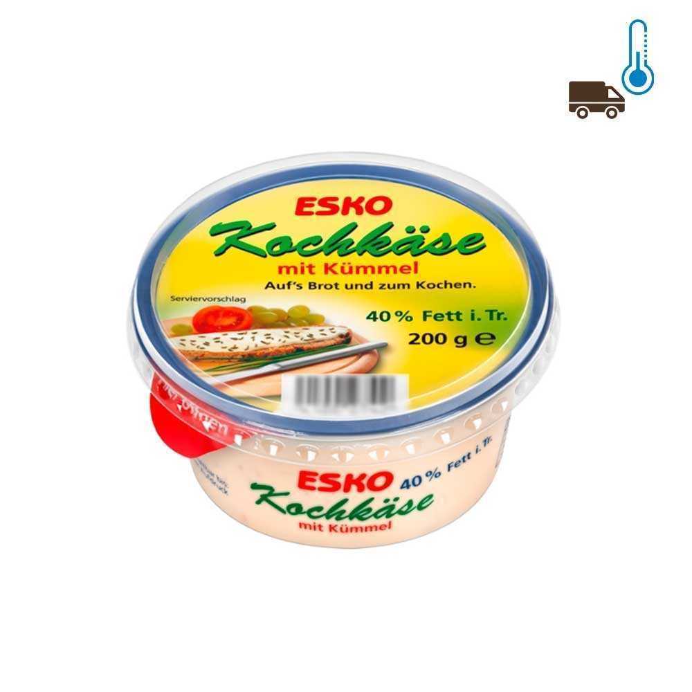 Esko Kochkäse mit Kümmel 40% fett 200g/ Cheese Spread with Cumin