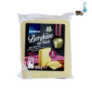 Edeka Bergkäse am Stück 200g/ Cheese Block