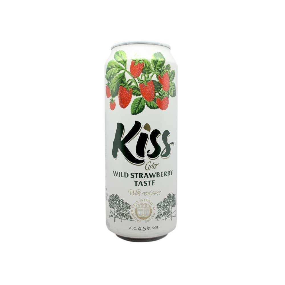 Kiss Cider Wild Strawberry Taste 4,5% 500ml/ Sidra sabor Fresa Salvaje