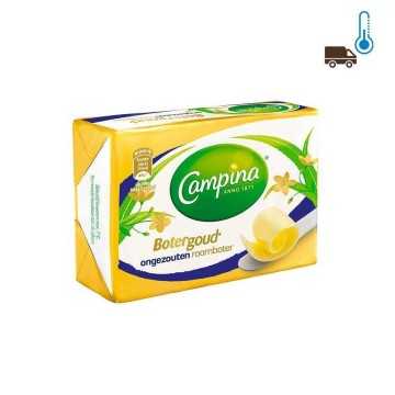 Campina Botergoud Ongezouten Roomboter 250g/ Mantequilla sin Sal