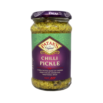 Patak's Chilli Pickle Hot Sauce / Salsa con Mezcla de Chiles Picantes 283g