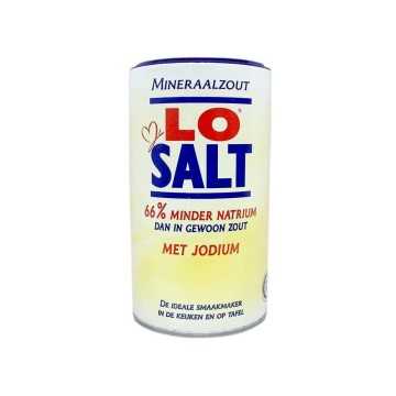 LoSalt Mineraalzout 66% Minder Natrium Met Jodium 350g/ Low Sodium Salt