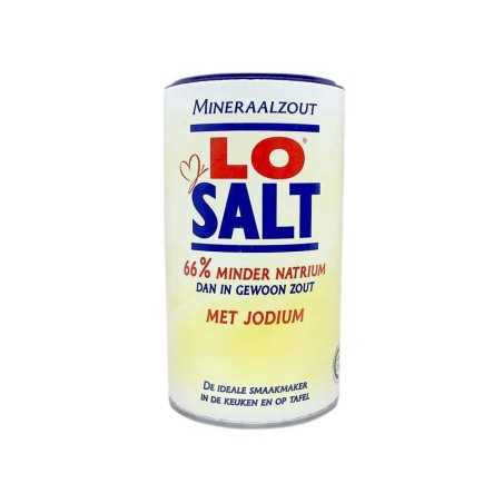 LoSalt Mineraalzout 66% Minder Natrium Met Jodium 350g/ Low Sodium Salt